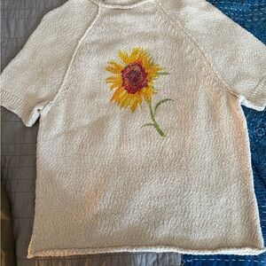 Pilcro Beige Knit Sweater